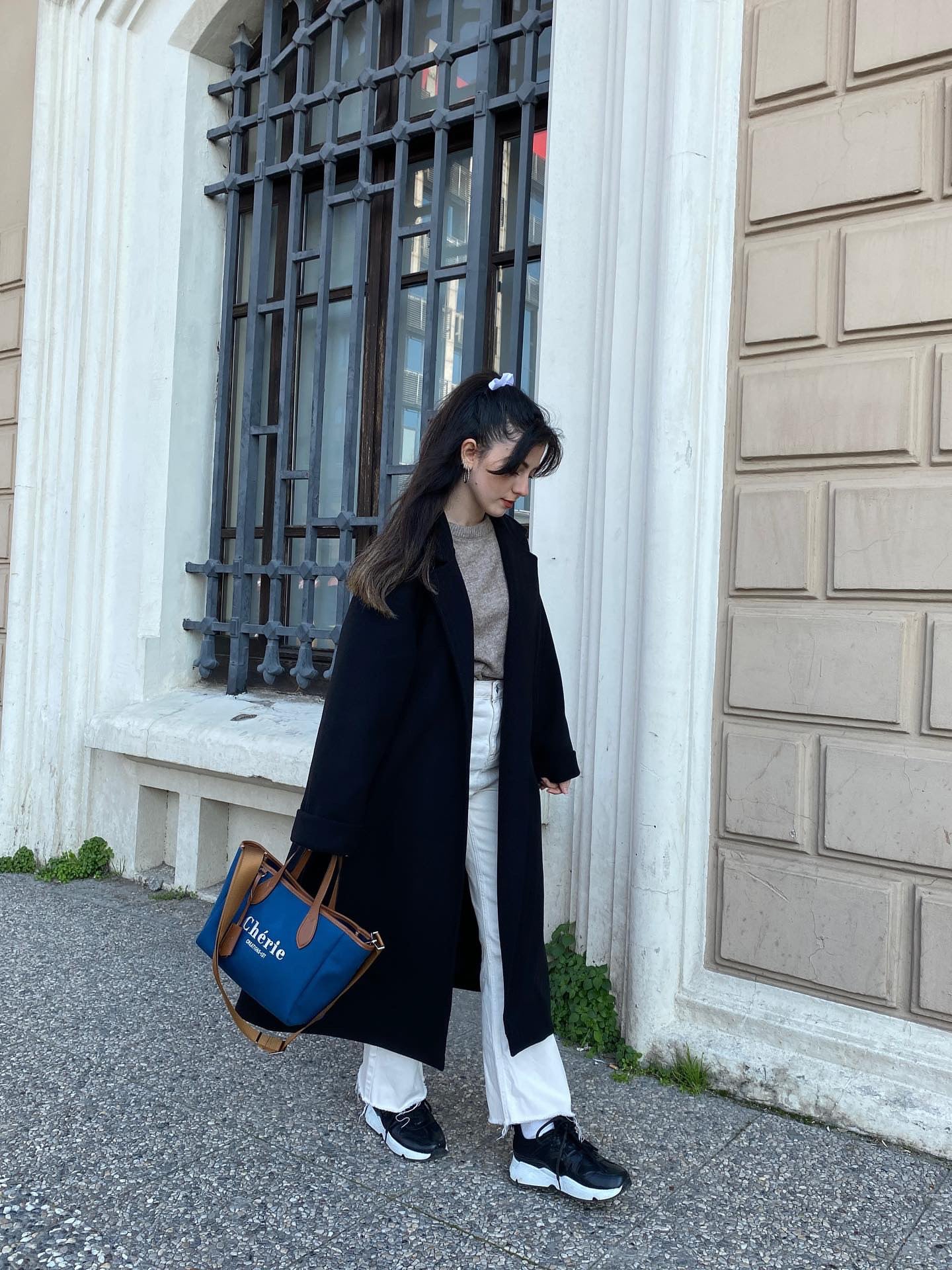 Rachel Canvas mini jeans blue