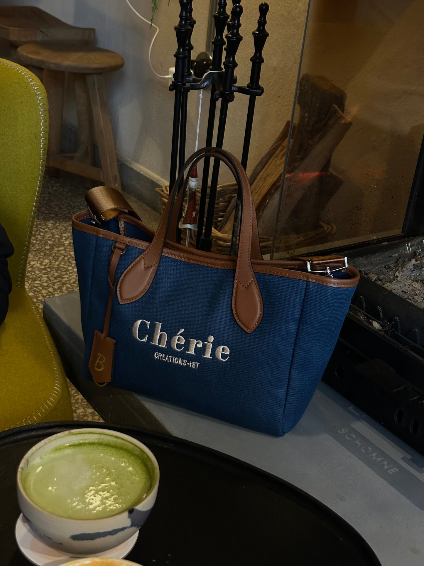 Rachel Canvas mini jeans blue