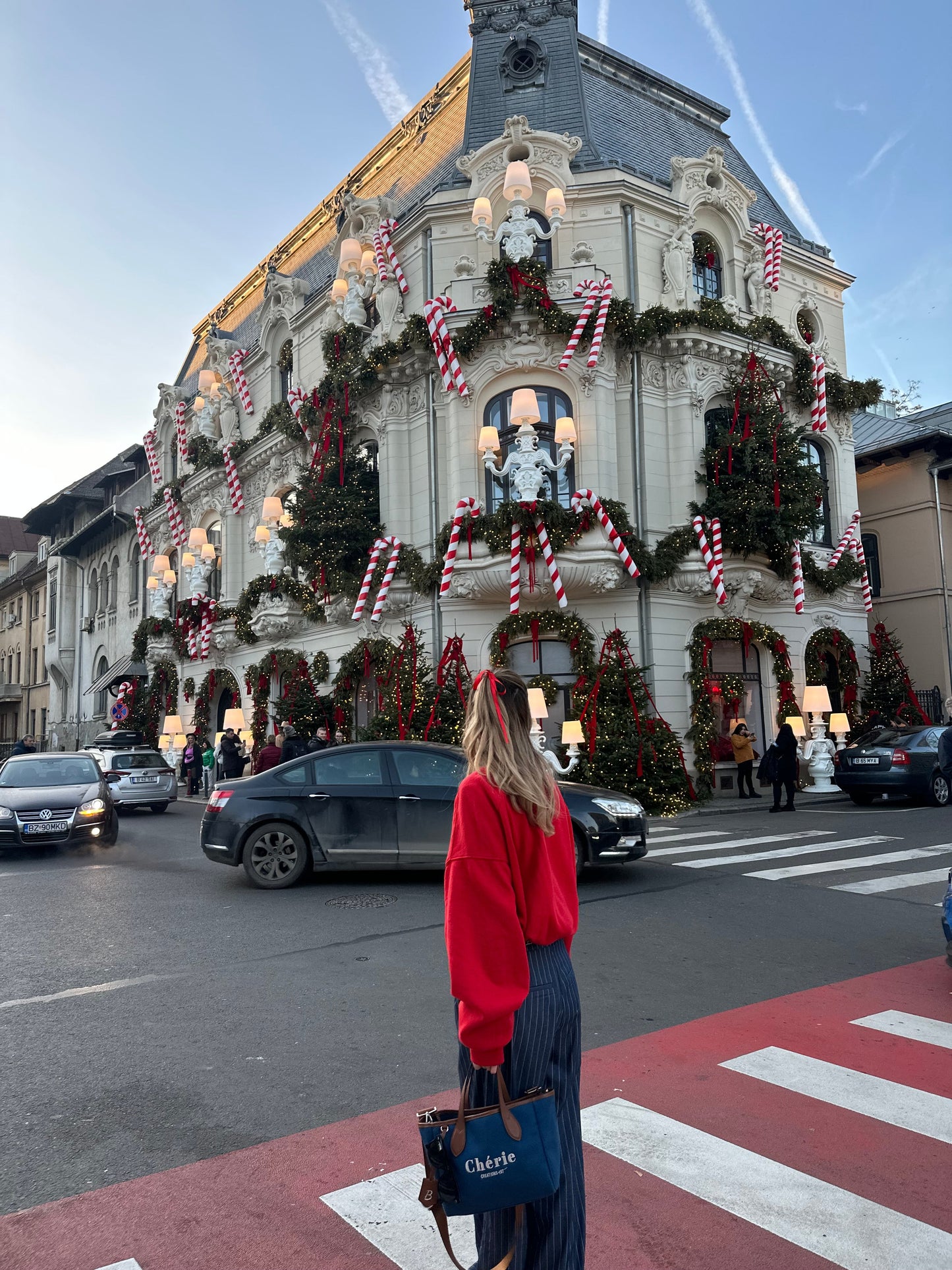 Rachel Canvas mini jeans blue