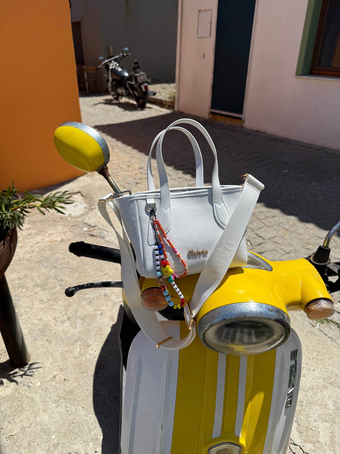 Rachel Baby - leather white