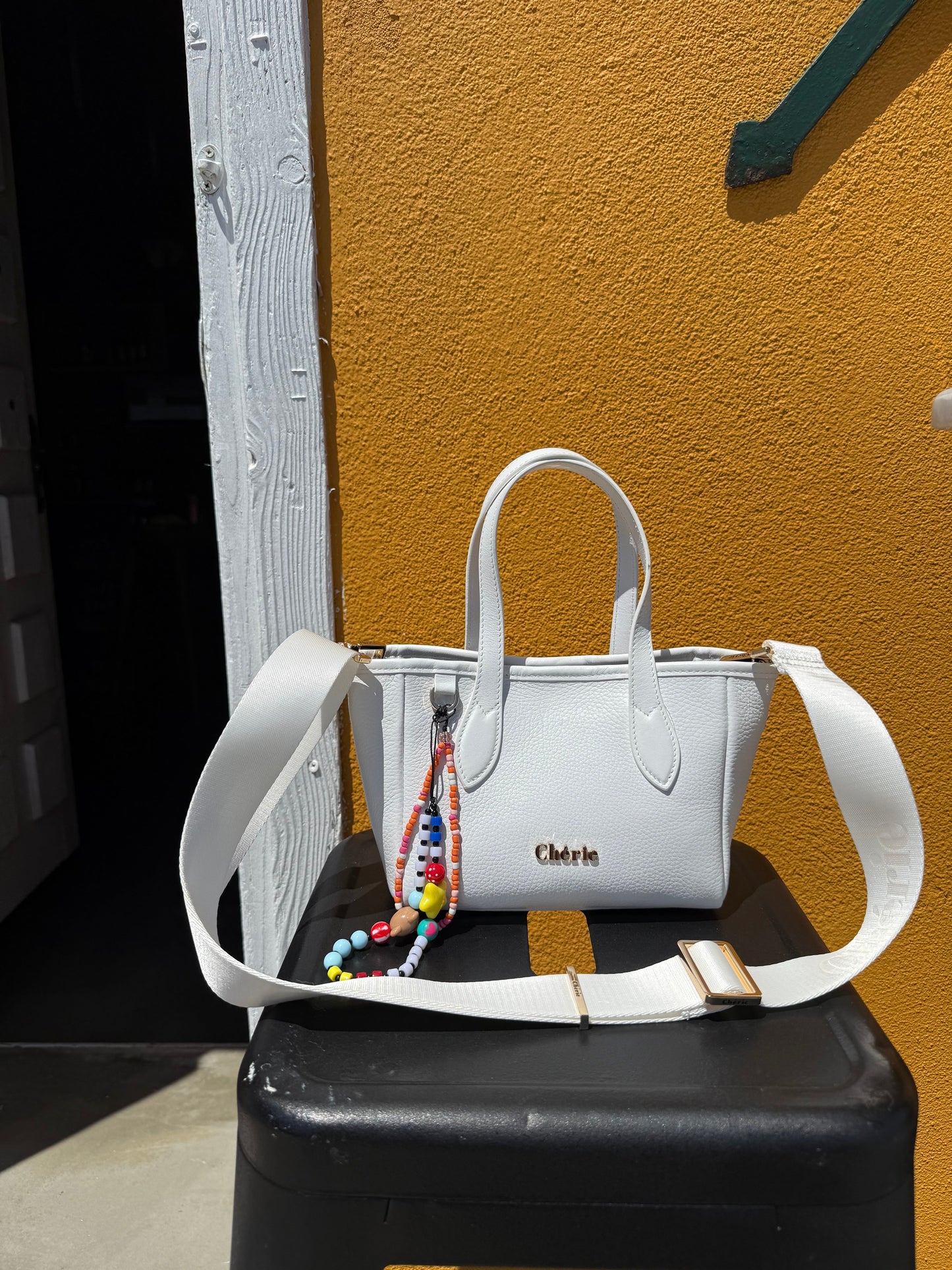 Rachel Baby - leather white