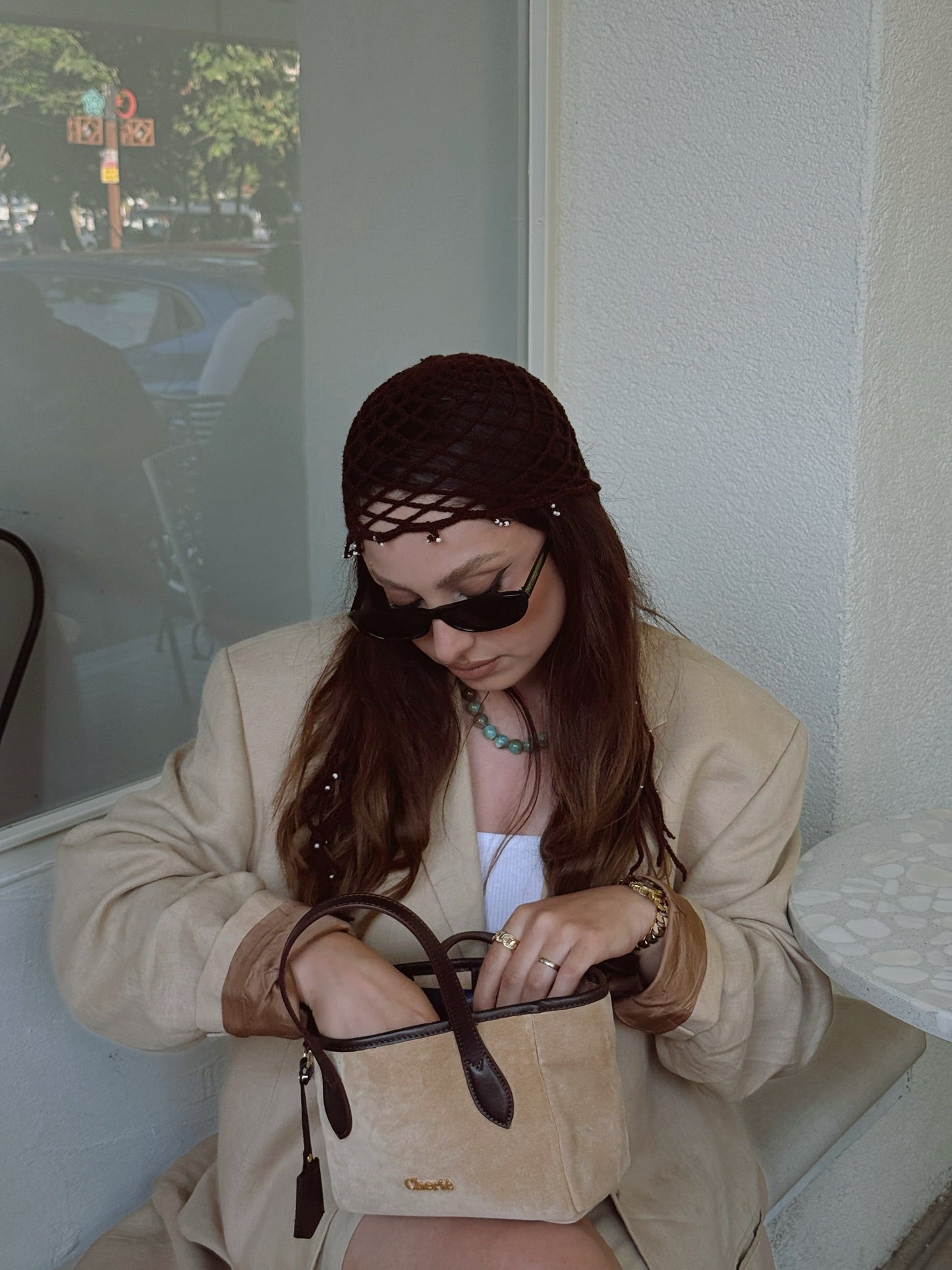 Rachel Baby - Suede biscuit 