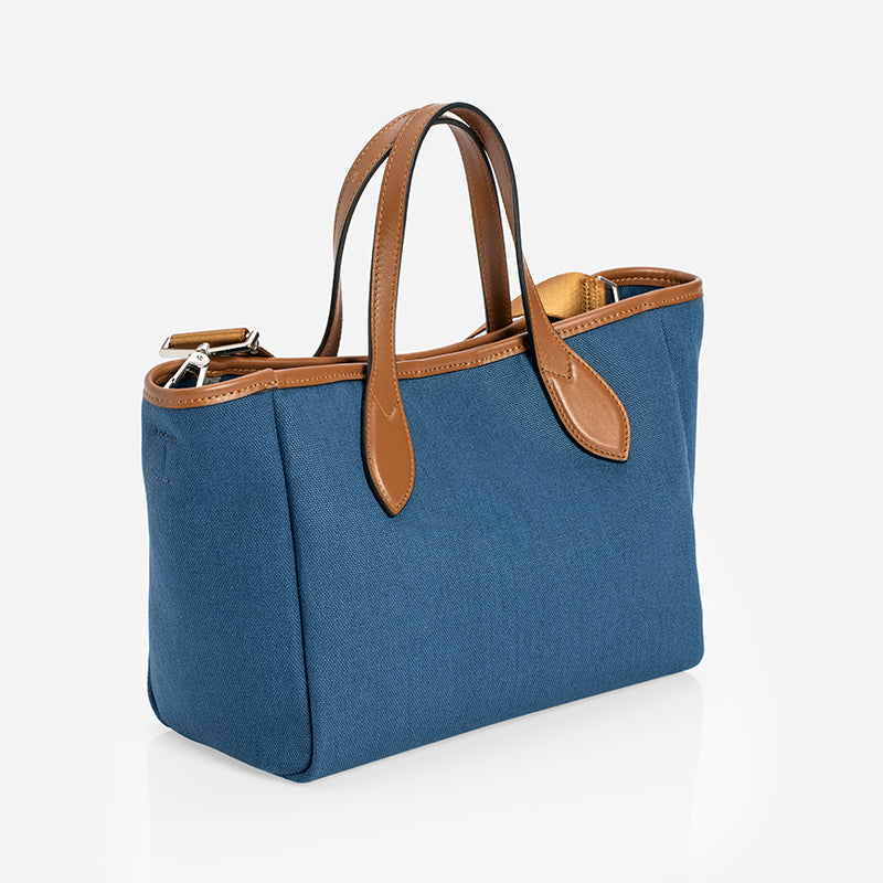 Rachel Canvas mini jeans blue