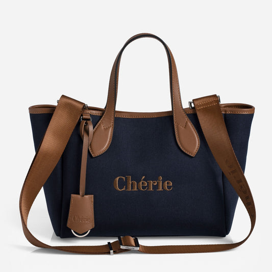 Rachel Canvas mini navy blue